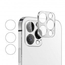Epik Захисна рамка зі склом на задню камеру  Screen Saver для Apple iPhone 12 Pro Max silver