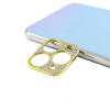 Epik Рамка на камеру захисна  Sparkles зі стразами для Apple iPhone 11 Pro / iPhone 11 Pro Max golden - зображення 1