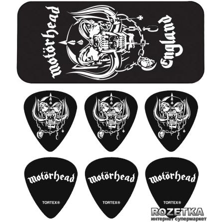 Dunlop MHPT01 Motorhead Warpig Pick Tin 0.88 6 шт - зображення 1