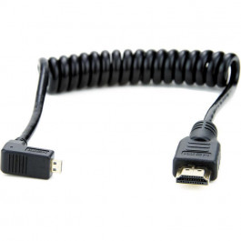 Atomos Coiled Right-Angle Micro HDMI to HDMI (ATOMCAB007)