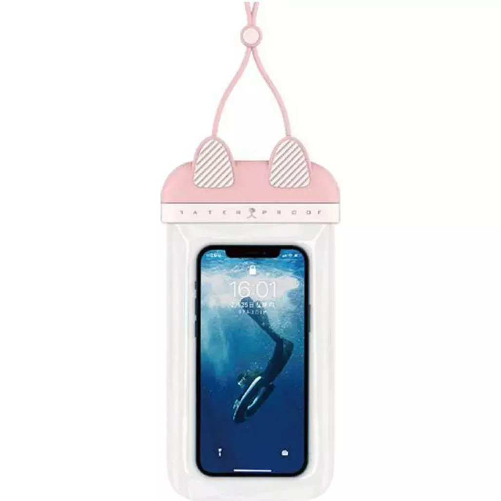 WIWU Kitty Waterproof Storage Bag for Swimming Pink - зображення 1