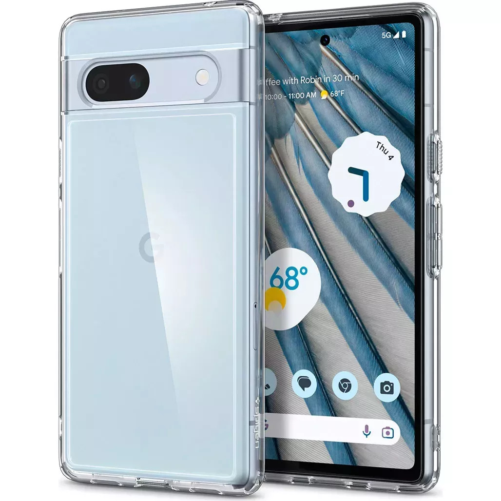 Spigen Google Pixel 7a Ultra Hybrid Crystal Clear (ACS05817) купить от 720  грн. Сравнить цены на чехол для смартфона Google Pixel 7a Ultra Hybrid  Crystal Clear (ACS05817) от производителя Spigen. Отзывы и