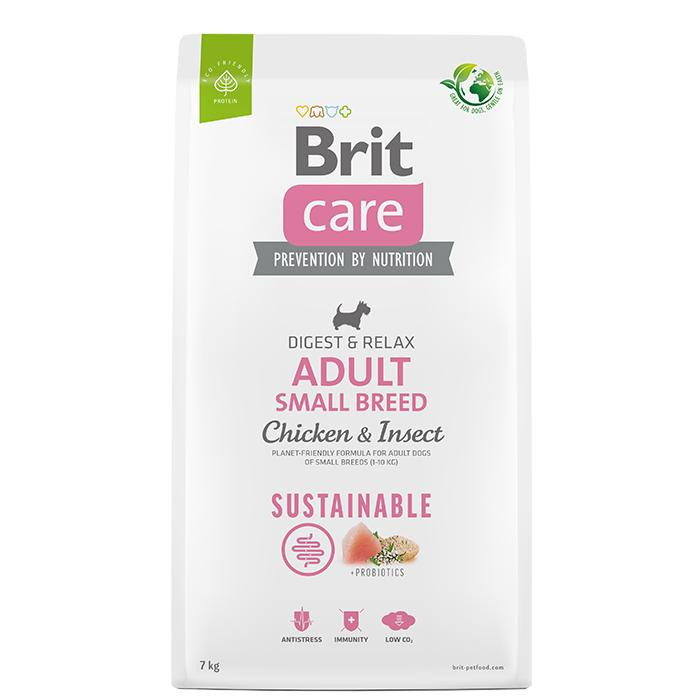 Brit Care Sustainable  Adult Small Breed Chicken & Insect 7 кг (172174) - зображення 1