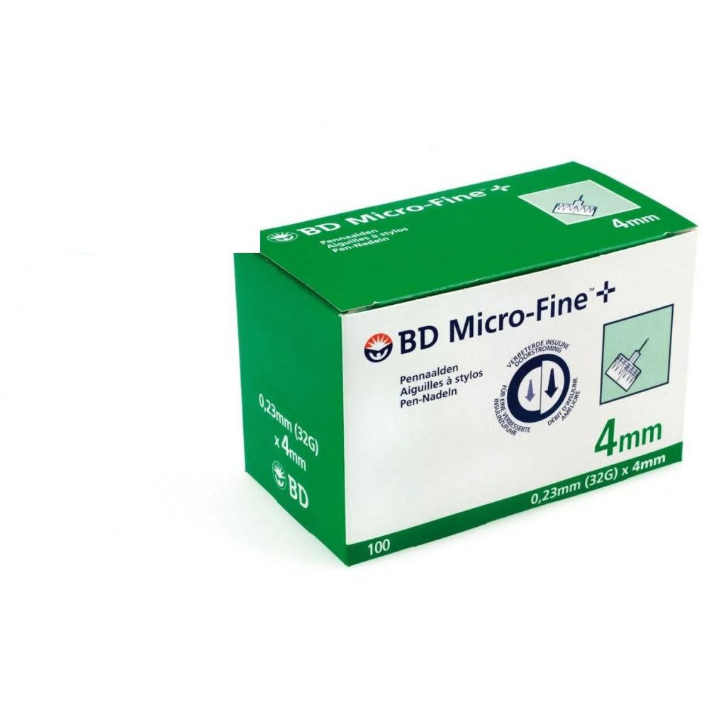 BD Micro-Fine Plus 32G (0,23x4 мм) 100 шт - зображення 1