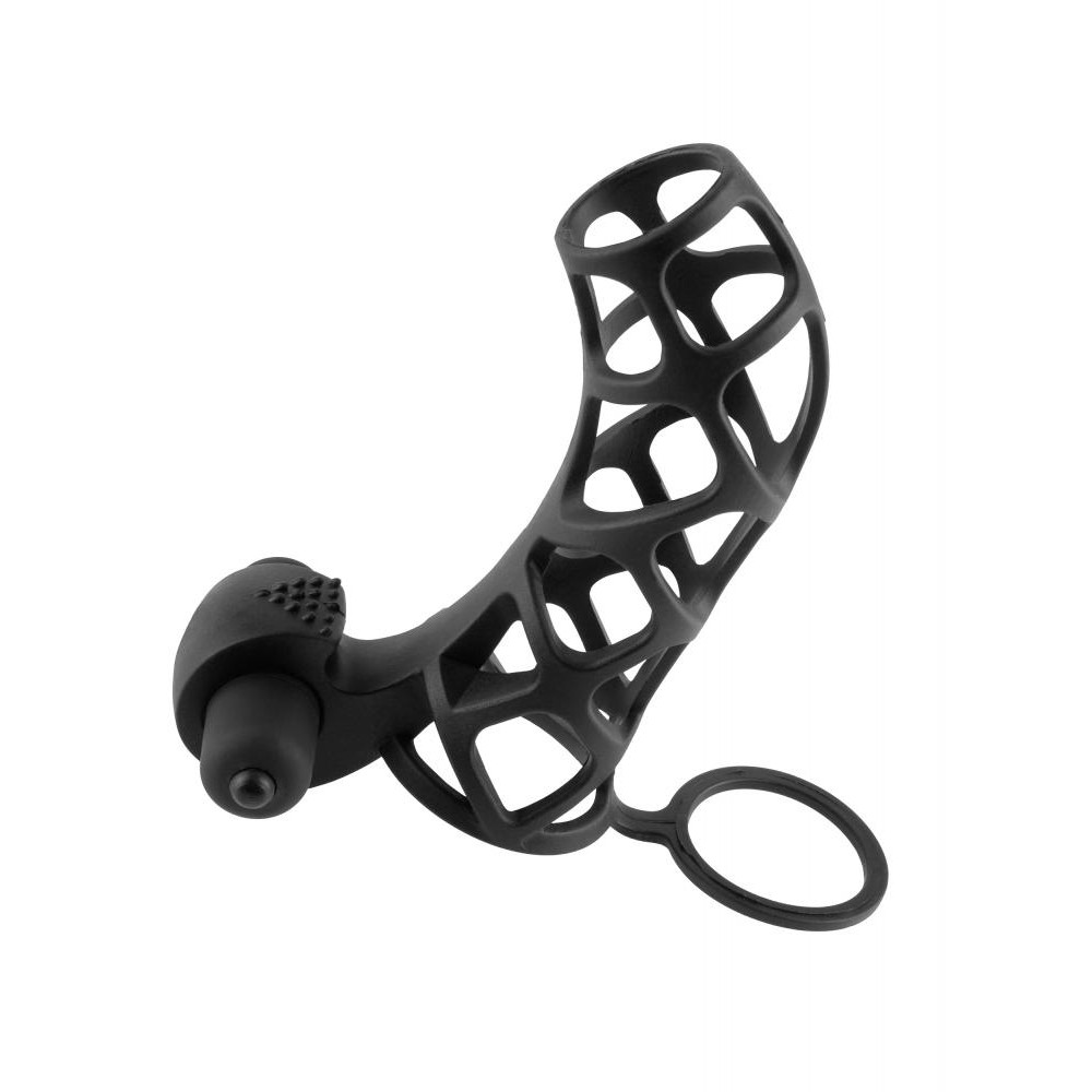 Pipedream Products Fantasy X-tensions Extreme Silicone Power Cage, чорна (603912346084) - зображення 1