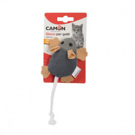 Camon Cat toy with catnip - little denim mouse Мишка з котячою м'ятою, джинсова (AG081)