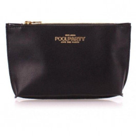 Poolparty Кожаная косметичка-клатч  Pouch Black