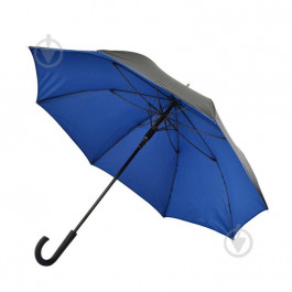 Bergamo Зонт-трость  BLOOM полуавтомат чёрный/тёмно-синий (71250-44)