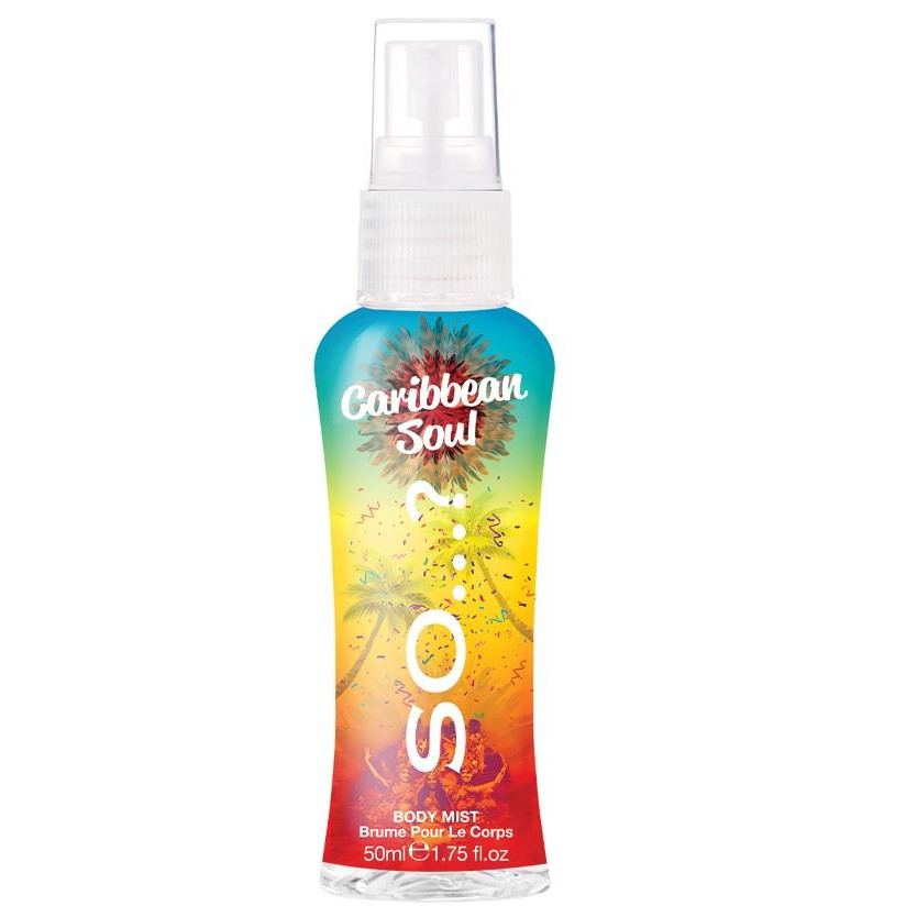 So...? Спрей для тіла Caribbean Soul Body Mist So...? 50 мл - зображення 1