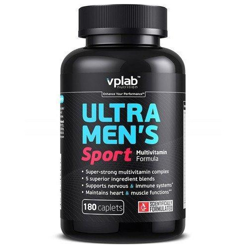 VP Lab Nutrition Ultra Men's Sport Multivitamin Formula 180 Caplets - зображення 1