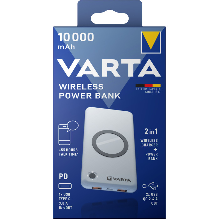 Varta Wireless 10000 mAh (57913) - зображення 1