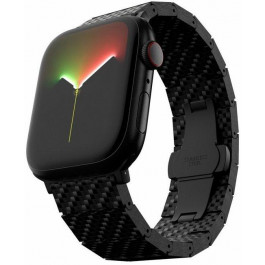 SwitchEasy Carbon Fiber Band Black для Apple Watch 42/44/45/49mm (MAW245035BK22)
