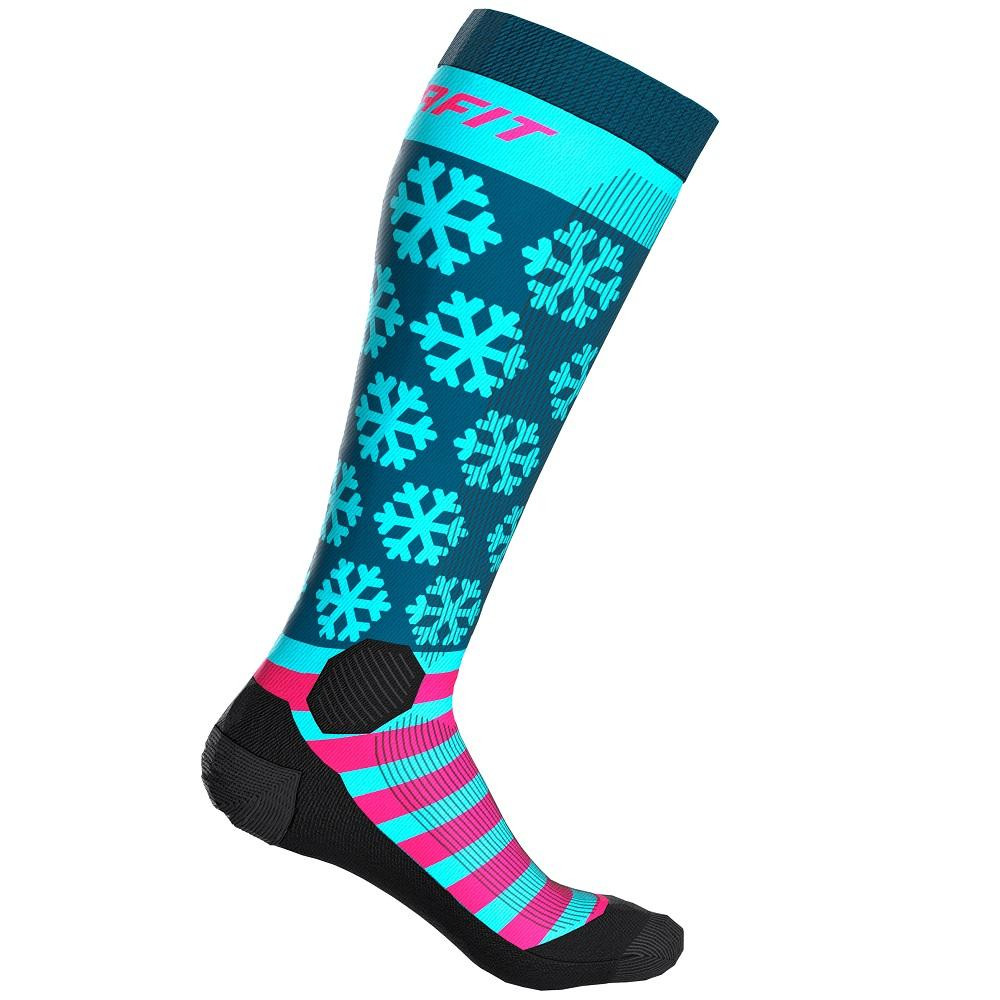 Dynafit Носки  FT Graphic Socks синій/рожевий - зображення 1