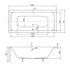 Besco Панель для ванны PMD PIRAMIDA QUADRO 165x75 комплект (передняя+ боковая) (QUADRO/165/75) - зображення 3