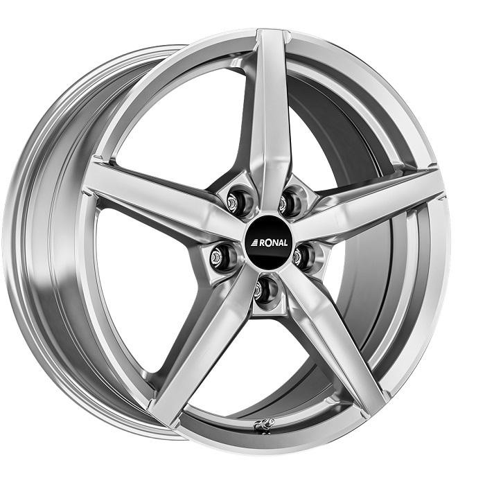 RONAL R69 platinum silber (R17 W7.5 PCD5x108 ET50 DIA76) - зображення 1