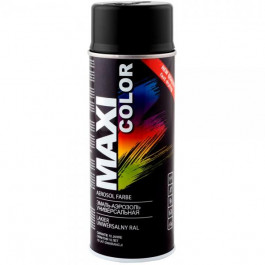 MAXI color Фарба MAXI COLOR Ral 9011 графітно-чорна MX9011 400мл