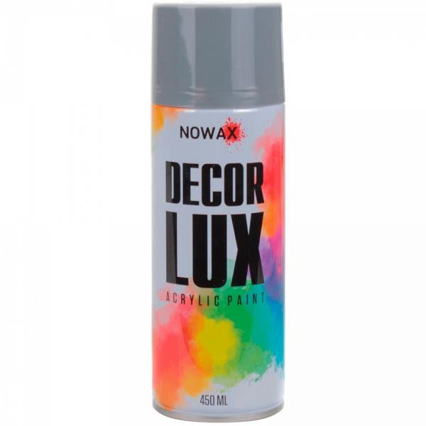 NOWAX Фарба NOWAX Decor Lux сіра NX48018 450мл - зображення 1