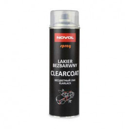 NOVOL Лак безбарвный акриловий Novol Clearcoat Spray 500мл