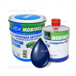 Mobihel 447 Синя ніч Автоемаль акрилова 2К Mobihel 0,75л + 9900 Затверджувач 0,375л