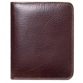 Vintage Чоловічий портмоне невеликого розміру з коричневої шкіри  (2420245)