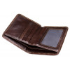 Vintage Чоловічий портмоне невеликого розміру з коричневої шкіри  (2420245) - зображення 5