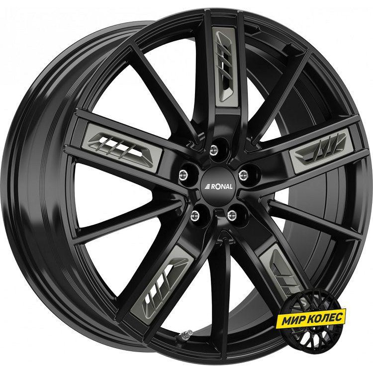 RONAL R67 Grey Left Jetblack (R19 W8.0 PCD5x112 ET25 DIA76) - зображення 1