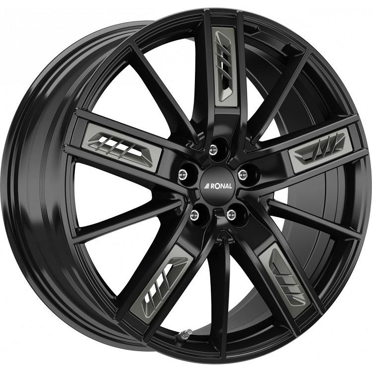 RONAL R67 Grey Right Jetblack (R19 W8.0 PCD5x114.3 ET40 DIA82) - зображення 1