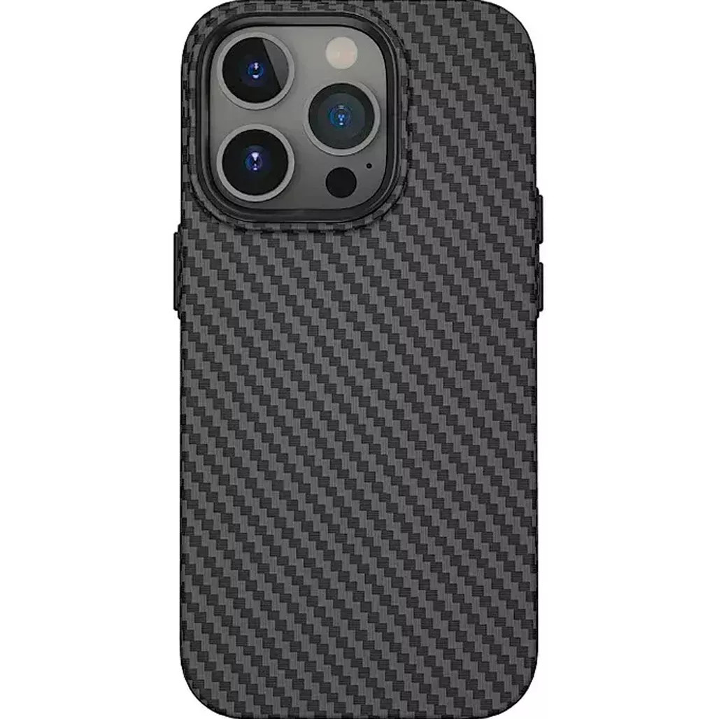 WIWU Kevlar Magnetic Series Black для iPhone 14 Pro Max (LCC-107) - зображення 1