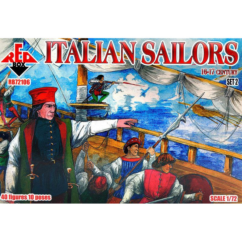 Red Box Итальянские моряки 16-17 века, набор 2 (RB72106) - зображення 1