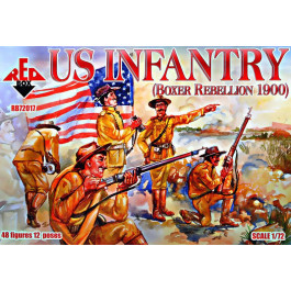   Red Box US Infantry, Boxer Rebellion 1900 (RB72017)