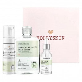 Hollyskin Набор  Glycolic AHA Acid Basic Care