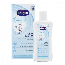 Chicco Детское масло для ванны Natural Sensation 200 мл (07451.10)