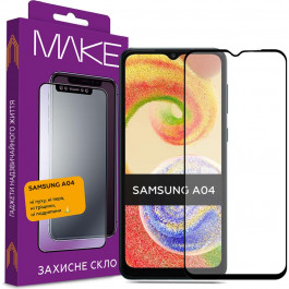 MakeFuture Захисне скло  для Samsung Galaxy A04/A04s/A04e Black (MGF-SA04)