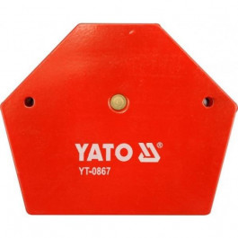 YATO Струбцина магнитная для сварки 34 кг, 111 х 136 х 24 мм, YT-0867