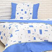 Nostra Постельное белье 40-0942 Blue бязь-gold  наволочки 70х70 см Двуспальный евро комплект