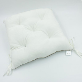 MirSon Подушка для стільця  Velvet Line White Velvet 40х50 см (2200006275701)