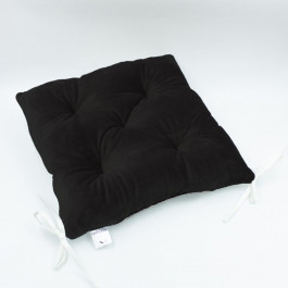 MirSon Подушка для стільця  Velvet Line Black Velvet 40х50 см (2200006275800)