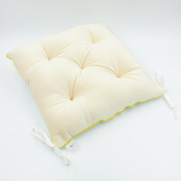 MirSon Подушка для стільця  Velvet Line Cream Velvet 40х50 см (2200006275749)