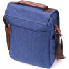 Vintage Синя чоловіча сумка-барсетка з текстилю  (2421264) - зображення 2