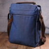 Vintage Синя чоловіча сумка-барсетка з текстилю  (2421264) - зображення 8
