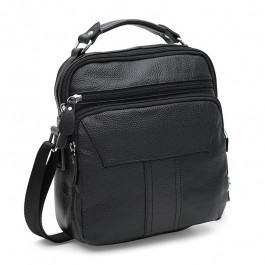 Keizer Чоловіча сумка-барсетка із дрібно-зернистої шкіри чорного кольору  (22069)
