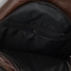 Monsen Чоловіча коричнева сумка-рюкзак зі шкірозамінника на дві блискавки  (22109) - зображення 5