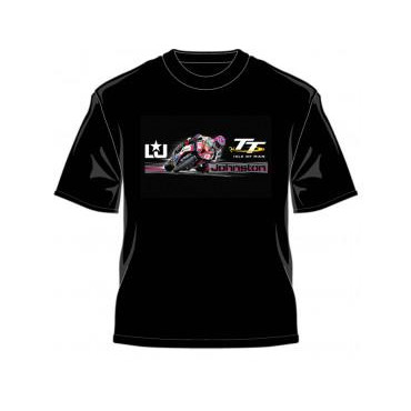 IOMTT Футболка IOMTT Lee Johnston Bike 13 Star T-Shirt Black S - зображення 1