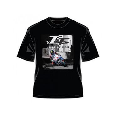 IOMTT Футболка IOMTT Bike 5 Picture Two Tone TT T-Shirt Black S - зображення 1