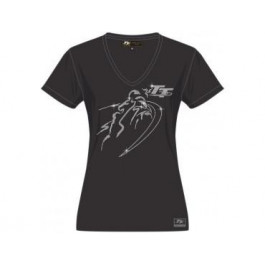   IOMTT Футболка женская IOMTT Ladies Diamonte Bike V T-Shirt Black L