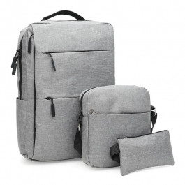 Monsen Чоловічий рюкзак + сумка  C11083gr-grey сірий