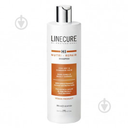 HIPERTIN Шампунь відновлюючий для пошкодженого волосся  Linecure Vegan Nutri-Repair 300 мл (8430190046762)