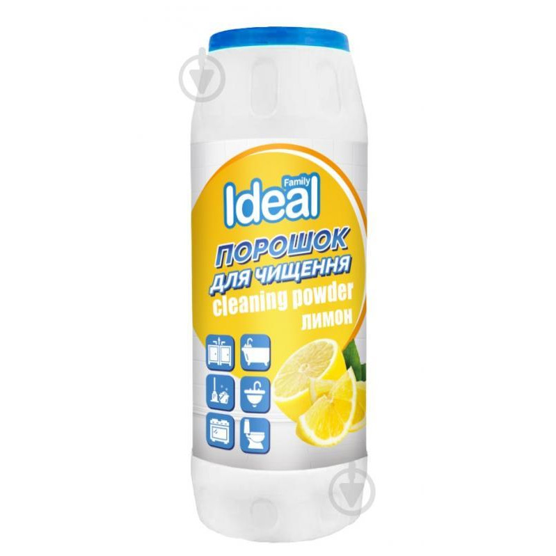 Family ideal Порошок для чищення  Лимон 500 г (4820026157801) - зображення 1