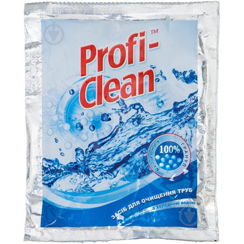 Profi-Clean Гранули для чищення труб  з холодною водою 60 г (4820142240654) - зображення 1