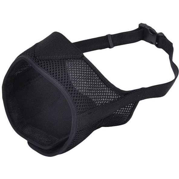Coastal Намордник  Best Fit Adjustable Comfort Muzzle для собак нейлон M 16.5х23 см чорний (49383) - зображення 1